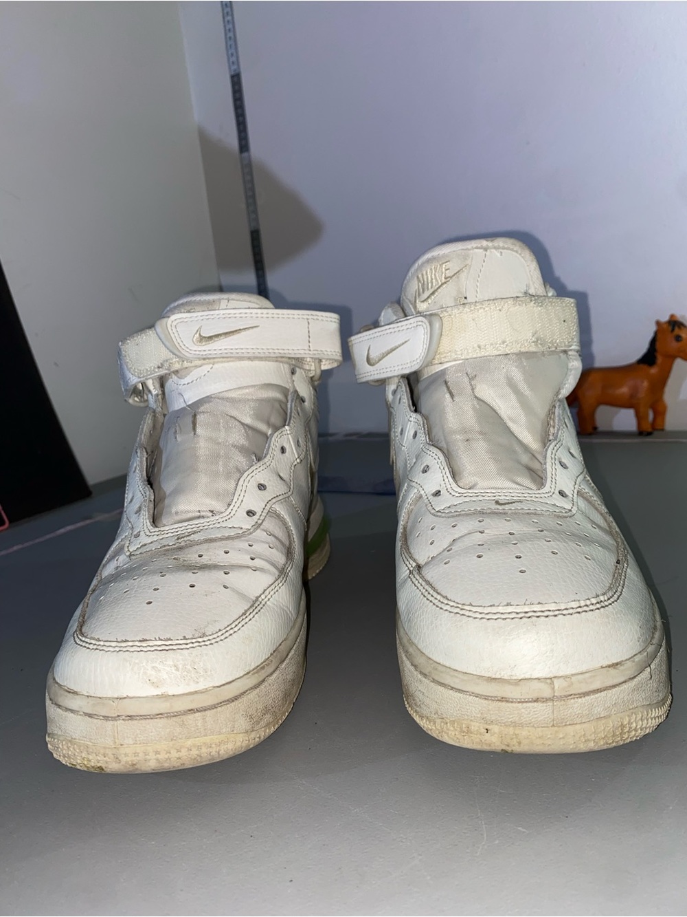FB1374-100 Nike Air Force 1 Mid Evo Sail Lime Blast Coconut Milk 9US (Men's) - Picture 7 of 16